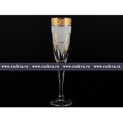 Набор фужеров для шампанского 200 мл Элизабет Махараджа Bohemia Crystal 6 шт
