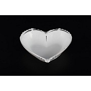 Конфетница сердце 15 см Платиновый узор Корона Queens Crown