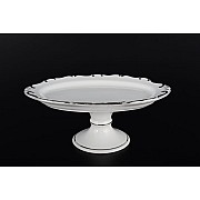 Блюдо овальное 25 см Платиновый узор Корона Queens Crown