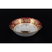 Набор салатников 16 см Царская Красная Охота Royal Czech Porcelain 6 шт