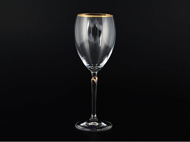 Набор бокалов для вина 350 мл Lilly Bohemia Crystal 6 шт