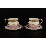 Чайные пары розовые Cattin