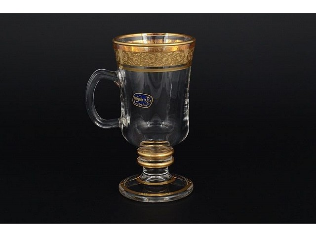 Набор кружек для воды 230 мл V-D Bohemia Crystal 6 шт