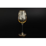 Набор фужеров для вина Оранжевый E-V Bohemia Crystal 250 мл