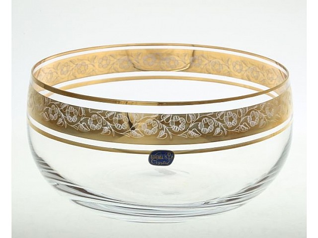 Салатница Bohemia Идеал Золото V-D 22 см