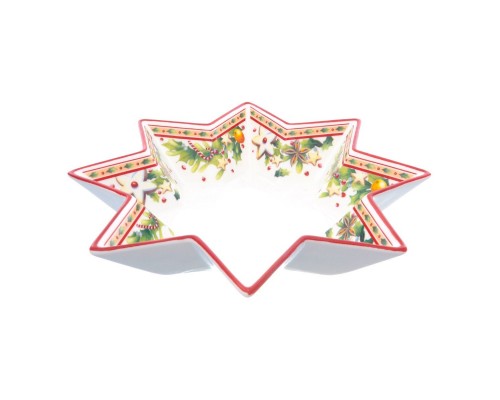 Салатник Repast Christmas world Green 26 см