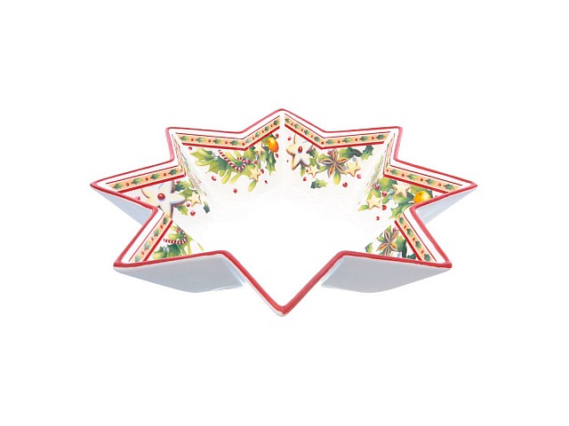 Салатник Repast Christmas world Green 26 см