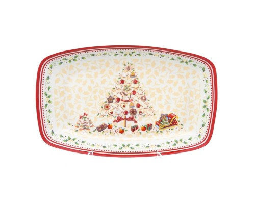 Блюдо овальное Repast Christmas world Multi 30*19 см Блюдо овальное Repast Christmas world Multi 30*19 см