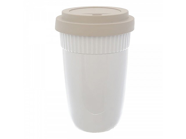 Чашка Coffee to go Lifestyle Bellevue 300 мл белая