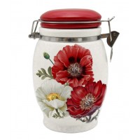 Банка для сыпучих продуктов Маки Royal Classics 900 мл