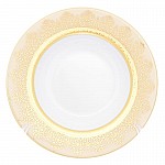 Набор глубоких тарелок Falkenporzellan Constanza Marakesh Cream Gold 22 см