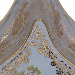 Салатник треугольный 19 см Queen's Crown Охота Бежевая