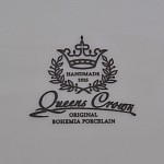 Салатник треугольный 19 см Queen's Crown Охота Бежевая