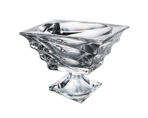 Фруктовница на ножке Casablanca Crystalite Bohemia 28 см