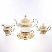 Чайный сервиз Кремовый Royal Classics на 6 персон 15 предметов