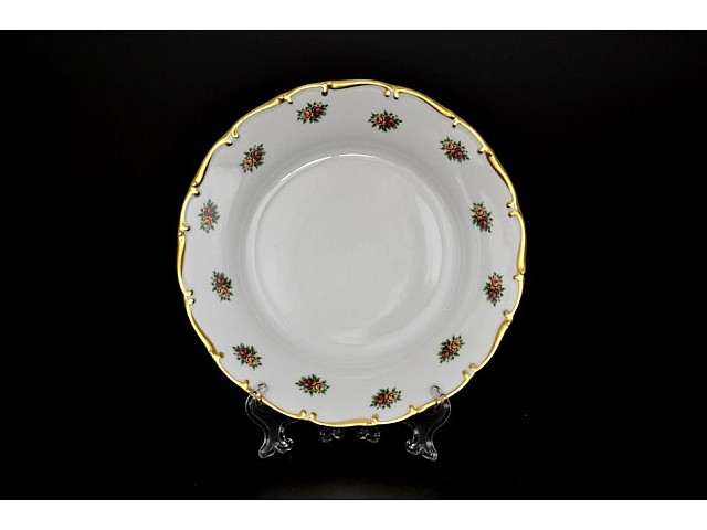 Набор тарелок 19 см Анжелика Мелкие цветы MZ 6 шт