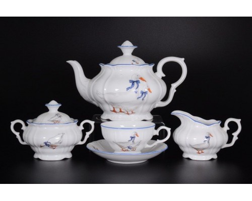 Чайный сервиз Офелия Гуси MZ на 6 персон