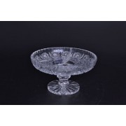 Менажница 17 см на ножке Glasspo Bohemia