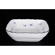 Салатник квадратный 16 см Бернадотт Синий цветок