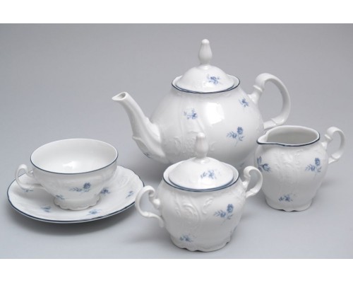 Чайный сервиз Синий цветок Bernadotte на 6 персон