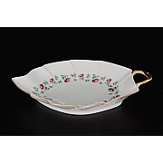 Салатник Лепесток 24 см Офелия Плетистая роза Лагуна Отводка золото MZ