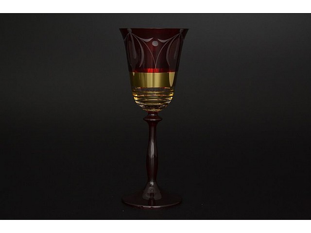 Набор бокалов для вина Bohemia Лазурь красная E-V