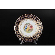 Набор тарелок 21 см Офелия Мадонна Кобальт MZ 6 шт