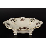 Фруктовница (Барбарина) 32 см Анжелика Слоновая кость Роза MZ