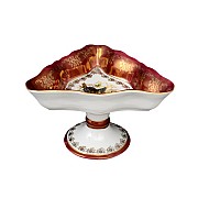 Салатник треугольный 19 см Охота красная Корона Queens Crown