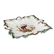 Блюдо Охота зеленая 32 см Корона Queens Crown