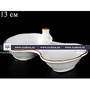 Прибор для специй двойной Офелия Отводка золото MZ