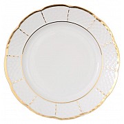 Набор тарелок Менуэт Отводка золото Thun 17 см 6 шт