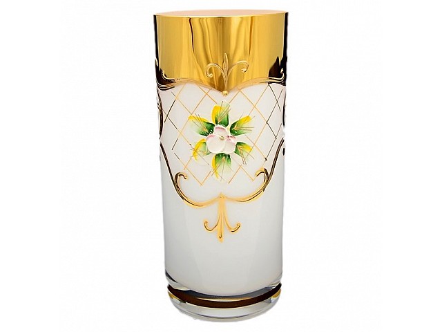 Набор стаканов для воды 300 мл Bohemia Crystal Лепка Белая U-R 6 шт