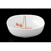 Набор салатников 13 см Thun Леон Красные маки 6 шт