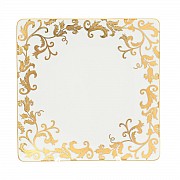 Набор тарелок 21 см Falkenporzellan Tosca Bordeaux Gold 6 шт