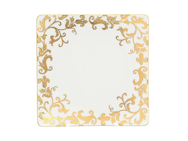 Набор тарелок 21 см Falkenporzellan Tosca Bordeaux Gold 6 шт