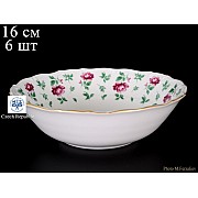 Набор салатников 16 см Офелия Плетистая роза Отводка золото MZ 6 шт