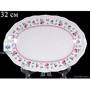 Блюдо овальное 32 см Офелия Плетистая роза MZ