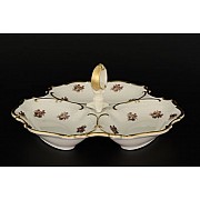 Менажница 24 см Анжелика Слоновая кость роза MZ