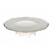 Конфетница 20 см Белый узор Корона Queens Crown