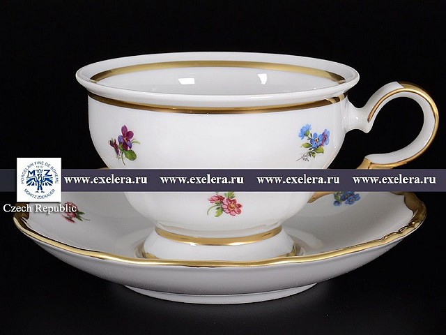 Набор чайных пар 220 мл Анжелика Полевые цветы MZ (6 пар)