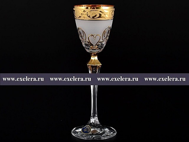 Набор рюмок для водки 70 мл Элизабет Махараджа Bohemia Crystal 6 шт