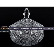 Конфетница с крышкой Tucana Crystalite Bohemia 15 см