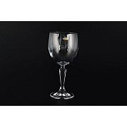 Набор бокалов для вина 275 мл Nicoli Crystalite Bohemia 6 шт