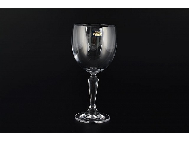 Набор бокалов для вина 275 мл Nicoli Crystalite Bohemia 6 шт