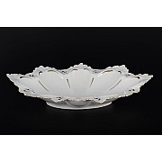 Блюдо для хлеба 34 см Золотая полоса Корона Queens Crown