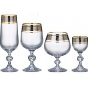 Набор фужеров 24 предмета Клаудия Панто Crystalite Bohemia