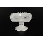 Салатник квадратный 26 см Платиновый узор Корона Queens Crown