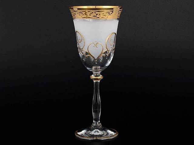 Набор бокалов для вина 250 мл Анжела R-G Bohemia Crystal