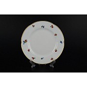 Набор тарелок 19 см Болеро Мелкие цветы Royal Czech Porcelain 6 шт